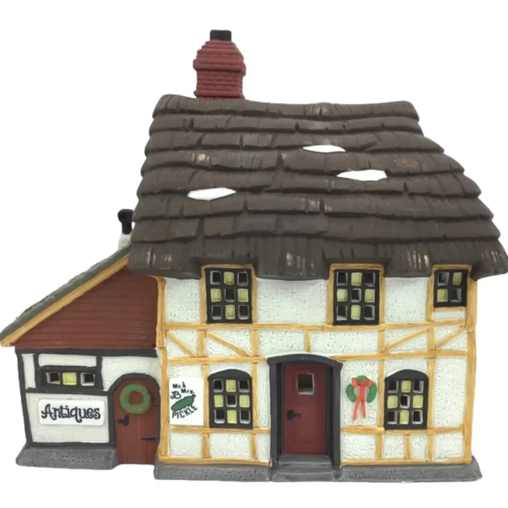 Department 56 Dickens' Village Mr. & Mrs. Pickle Antiques Store